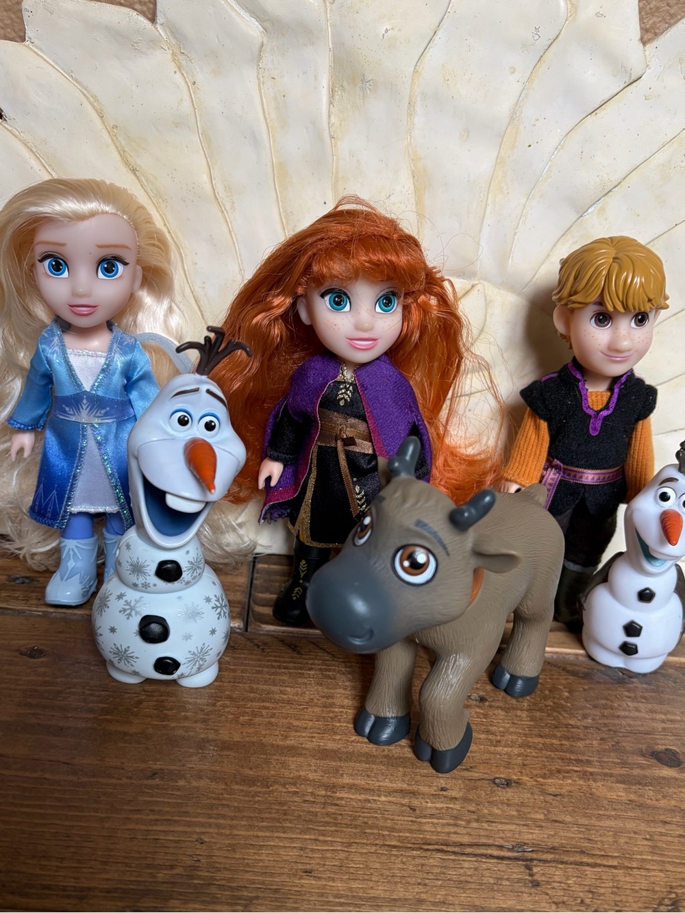 Disney Frozen Figures Anna Elsa Christoph Sven Olaf 6 inch Figures Set